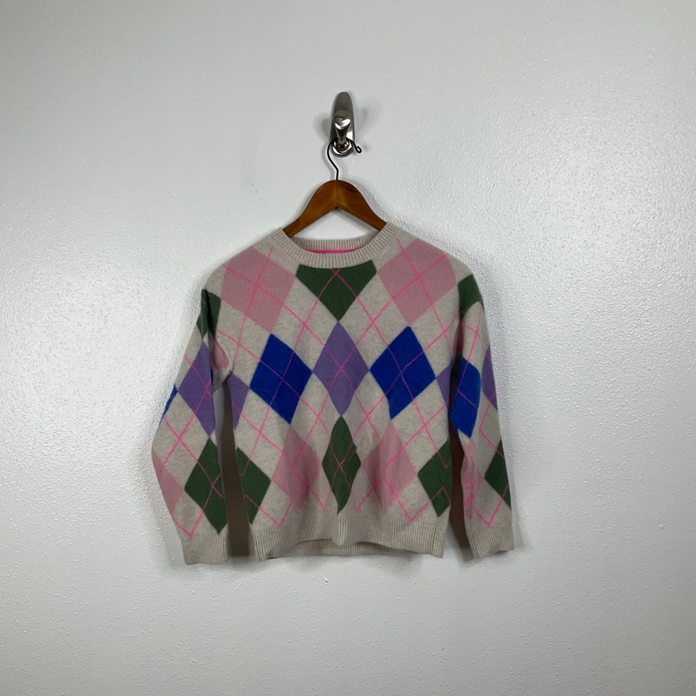 Argyle Pattern Women's Sweater